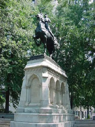 Joan d’Arc statue, Riverside Park, West 93rd Street and Riverside Drive, New York City